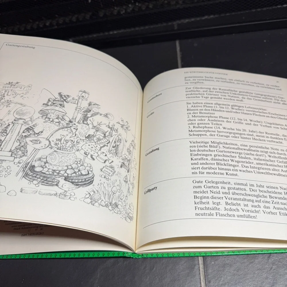 Gaerteln Henry Beard Roy McKie German Gardening Humor Book 1983 Tomus Verlag